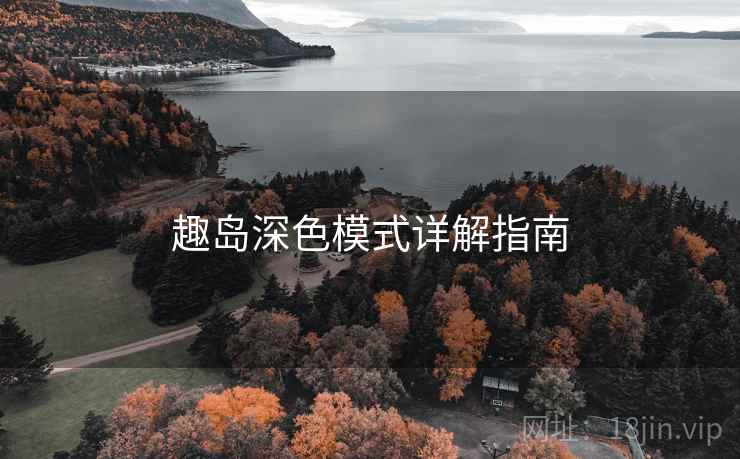 趣岛深色模式详解指南 趣岛深色模式详解指南