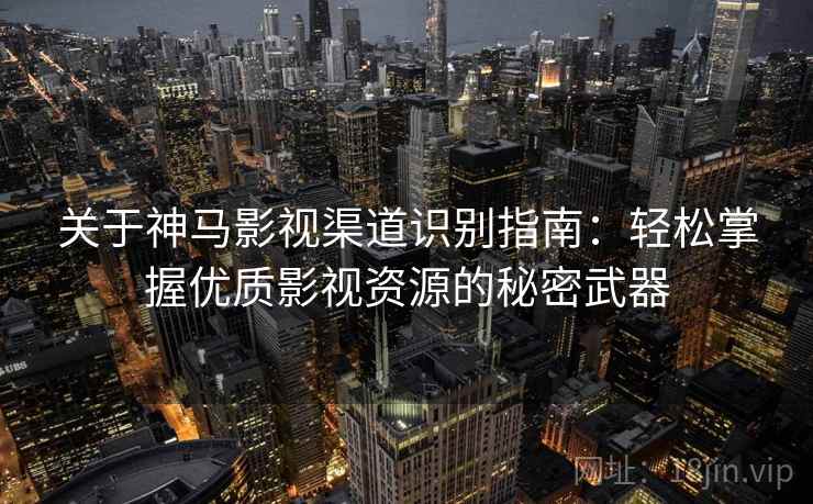 关于神马影视渠道识别指南：轻松掌握优质影视资源的秘密武器