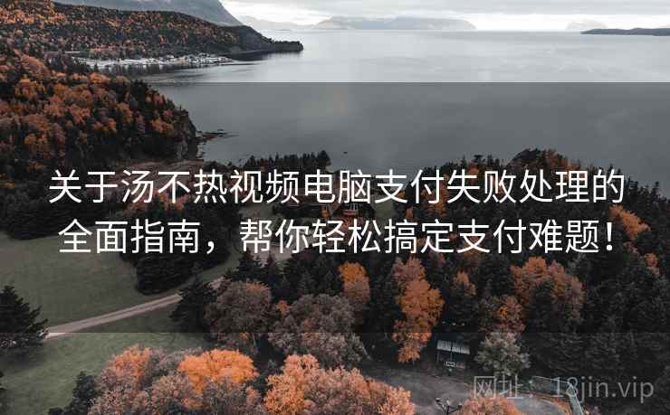 关于汤不热视频电脑支付失败处理的全面指南，帮你轻松搞定支付难题！