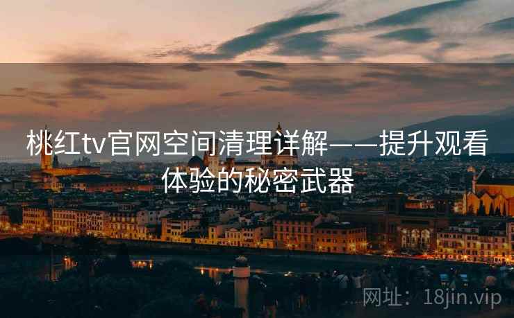 桃红tv官网空间清理详解——提升观看体验的秘密武器