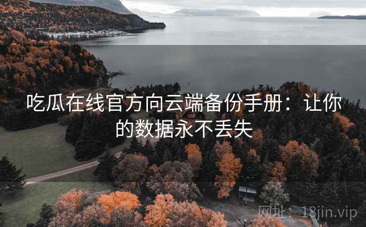 吃瓜在线官方向云端备份手册：让你的数据永不丢失